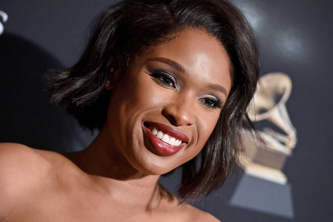 Jennifer Hudson at the pre-Grammy Gala