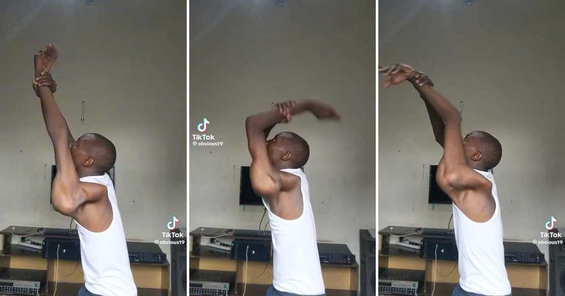 A Zambian dancer wowed the internet with weir arm contortions A Zambian dancer wowed the internet with weir arm contortions
