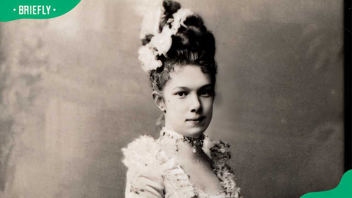 Portrait of Archduchess Marie Valerie of Austria, the youngest daughter of Emperor Franz Joseph I. Portrait of Archduchess Marie Valerie of Austria, the youngest daughter of Emperor Franz Joseph I.