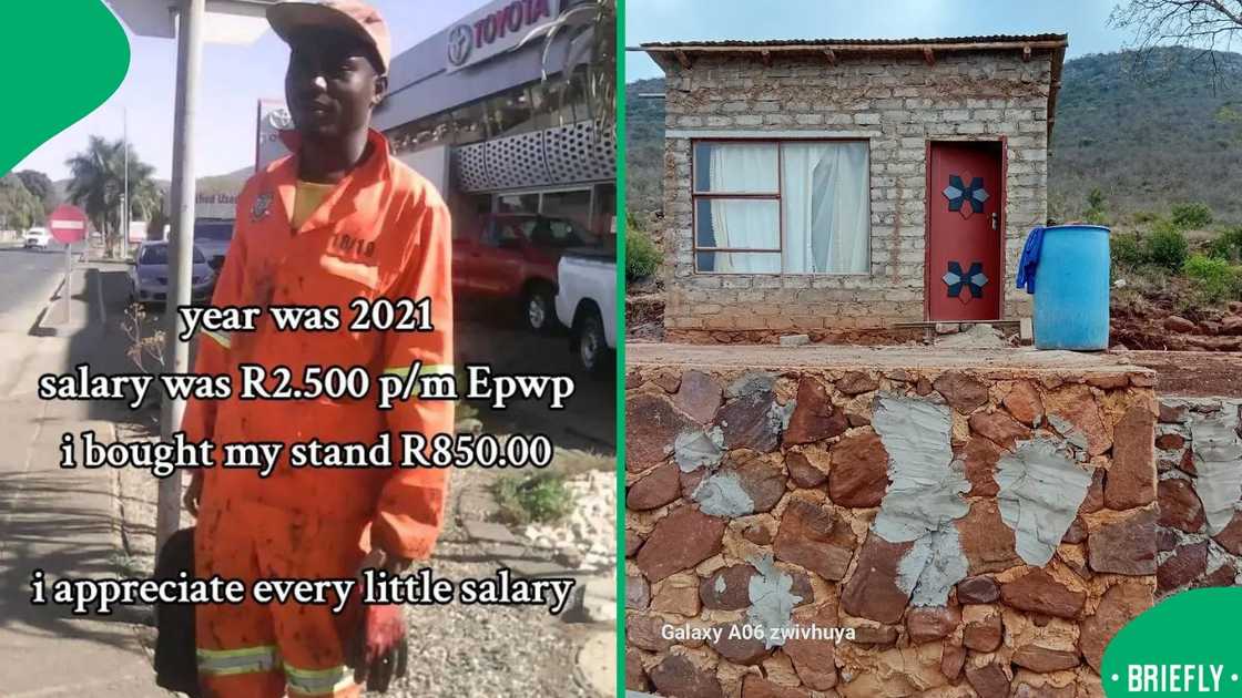 The visual on the right showed his current hosue built from the 2021 salary