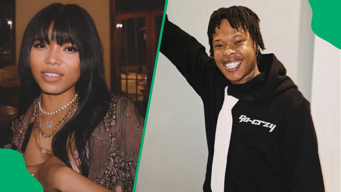 Nasty C and Sammie Heavens looked cute in a video. Nasty C and Sammie Heavens looked cute in a video.