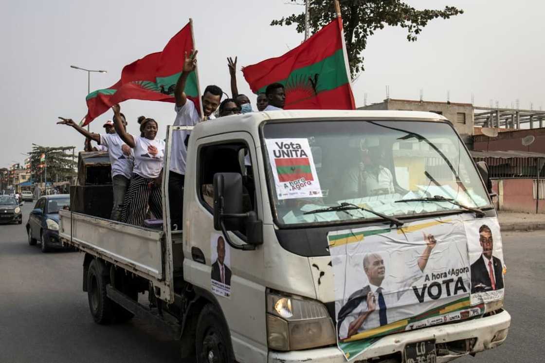 UNITA, Angola's rebel movement turned political party, made a last push for votes ahead of Wednesday's elections