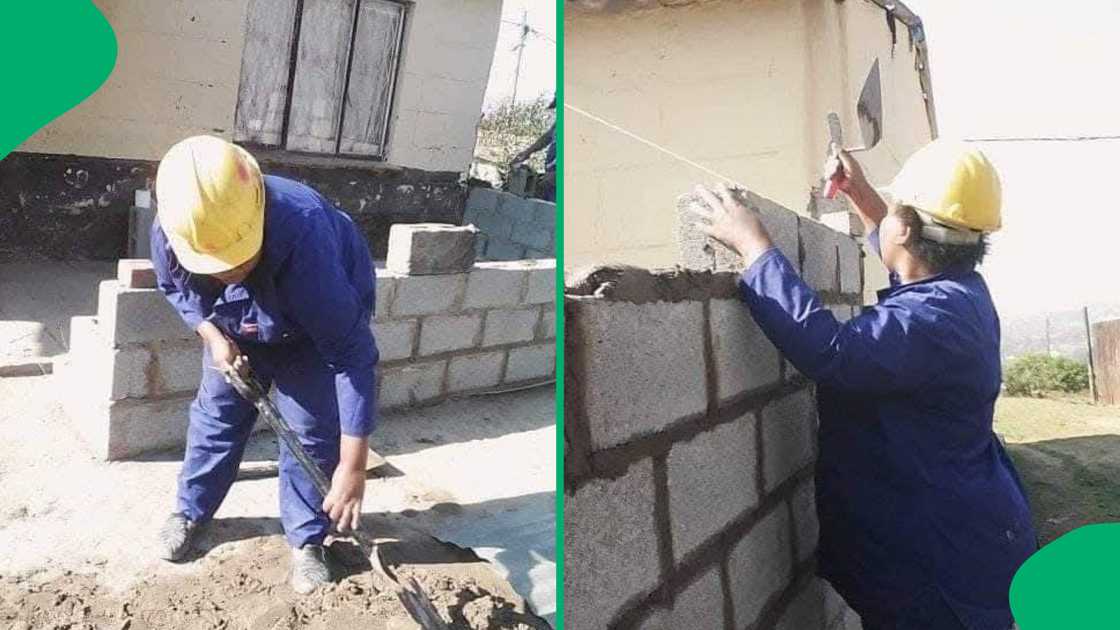 The determined lady was dead set on getting the task done. The determined lady was dead set on getting the task done.