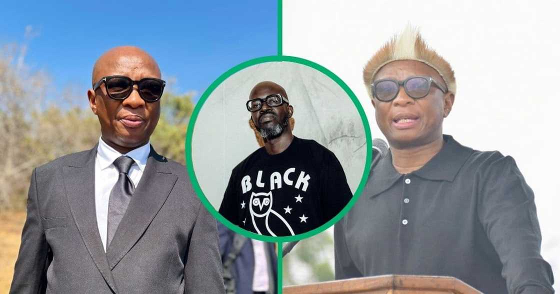 Zizi Kodwa was blasted on social media after congratulating Black Coffee