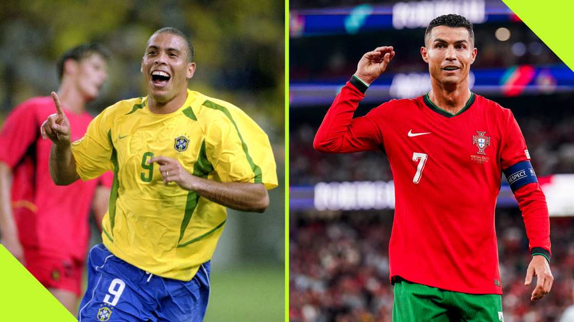 Ronaldo Nazario and Cristiano Ronaldo both played for Real Madrid Ronaldo Nazario and Cristiano Ronaldo both played for Real Madrid