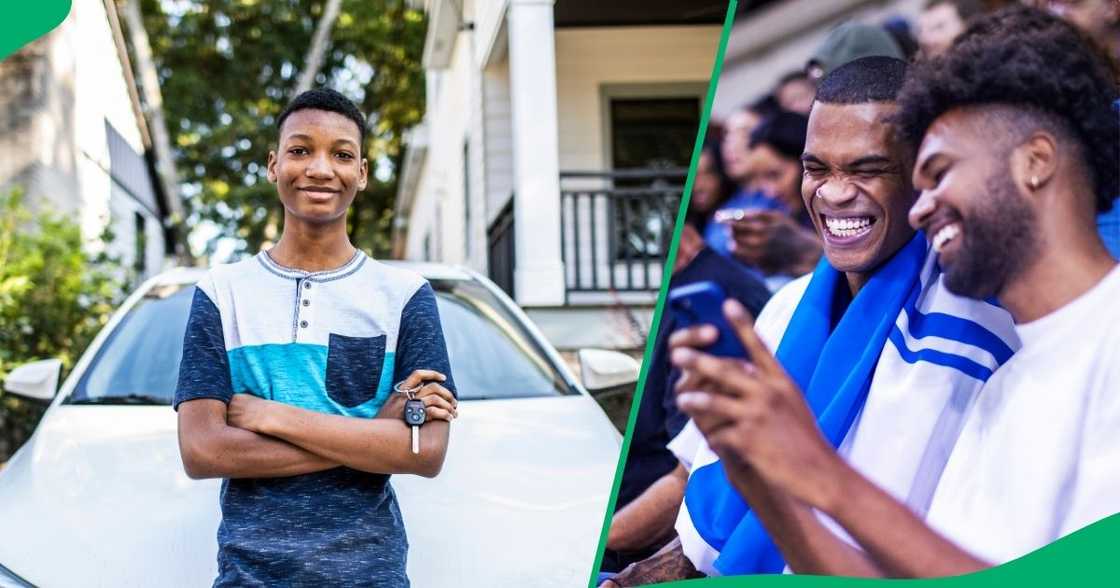 A young boy stole his mother's stunning Range Rover and drove to school. A young boy stole his mother's stunning Range Rover and drove to school.