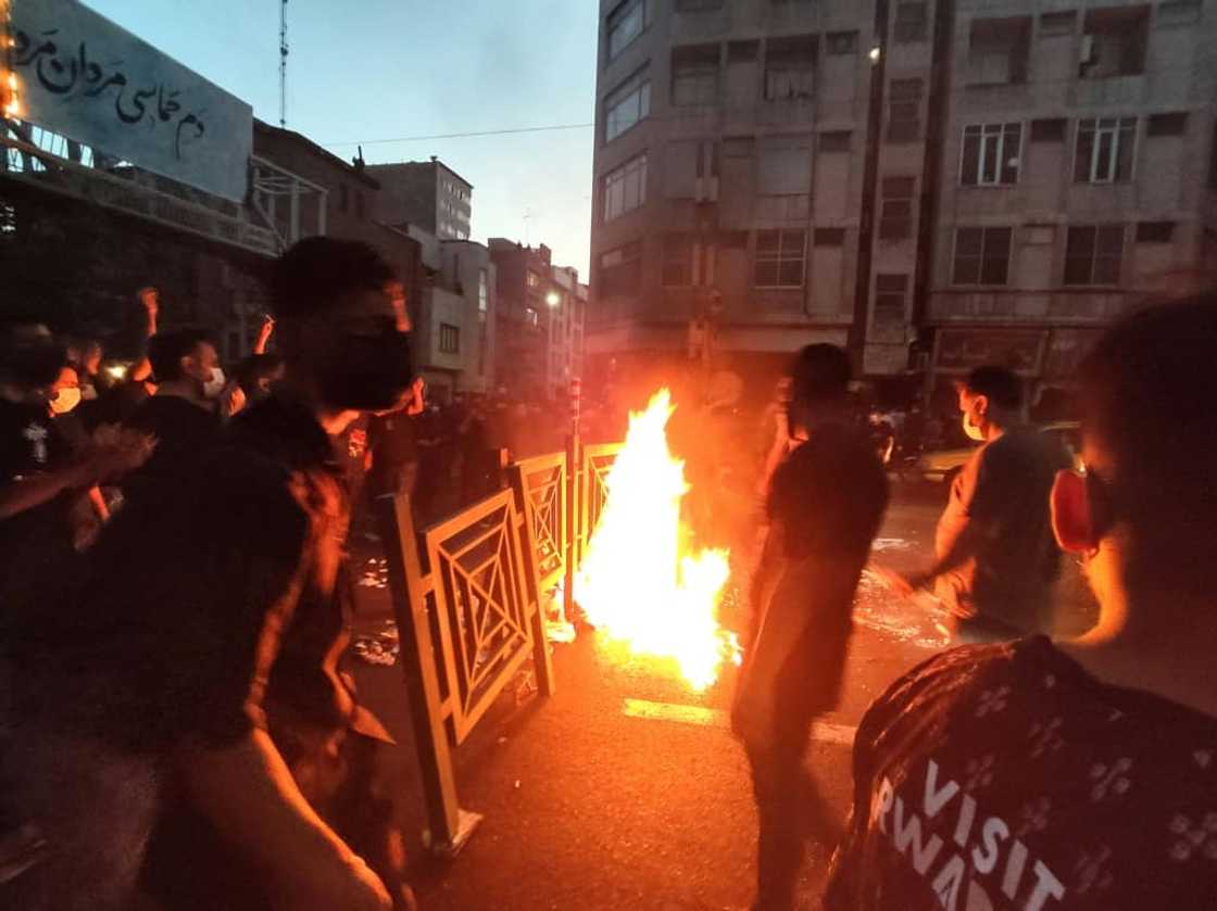 The protests erupted on September 16 after Mahsa Amini's death was announced The protests erupted on September 16 after Mahsa Amini's death was announced