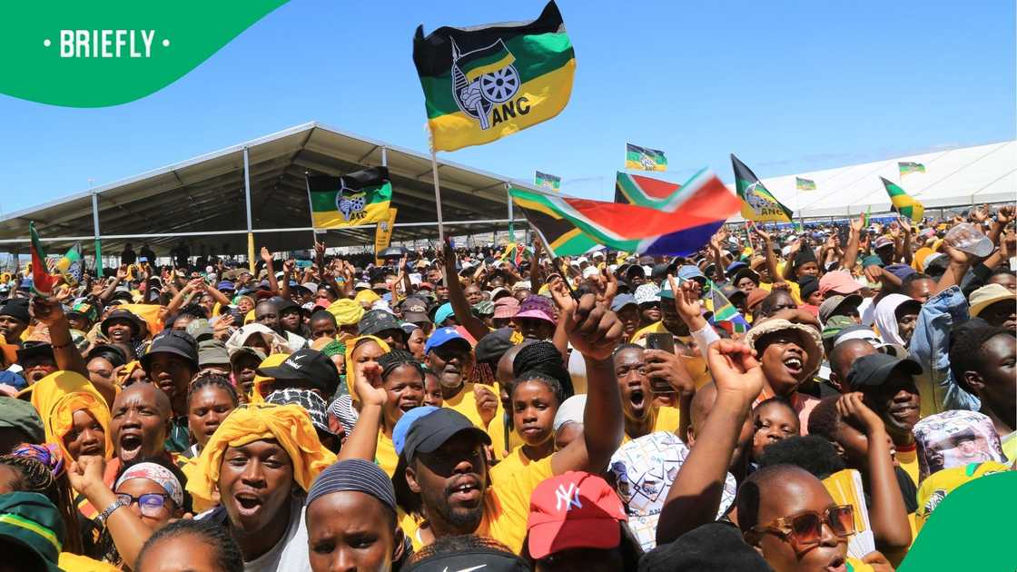 ANC supporters celebrated 30 years of democracy. ANC supporters celebrated 30 years of democracy.