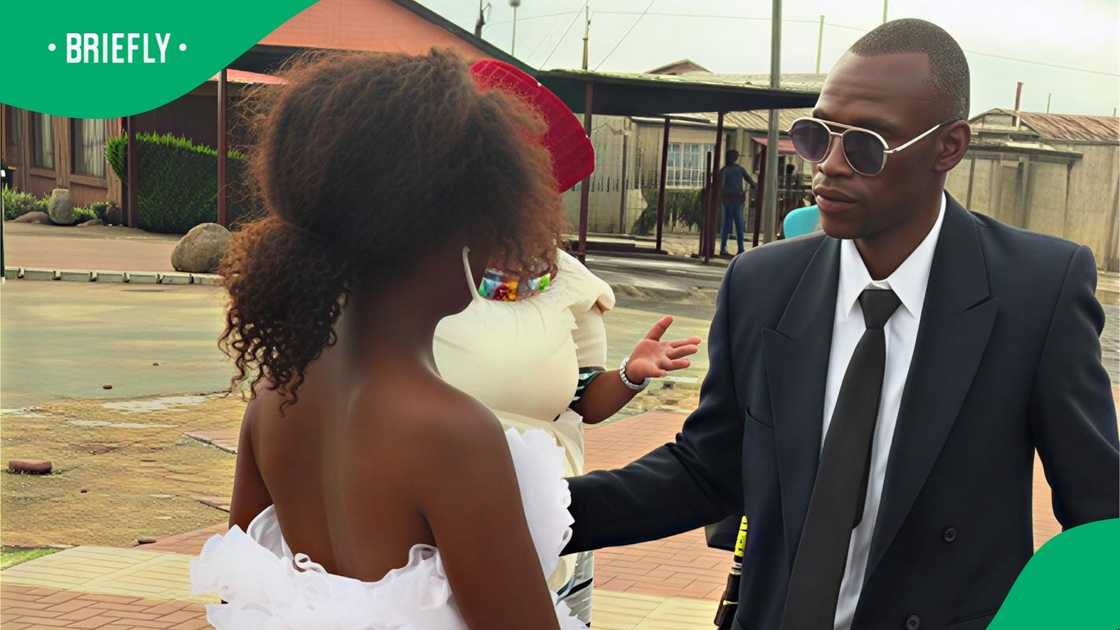 Man and woman married in Bloemfontein township