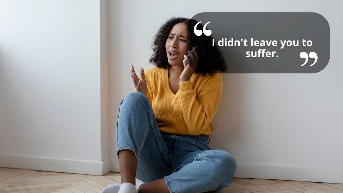 A young black woman having an unpleasant conversation on smartphone at home A young black woman having an unpleasant conversation on smartphone at home