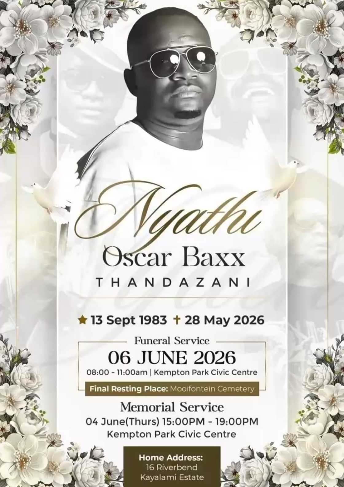 Oscar Baxx has been killed.