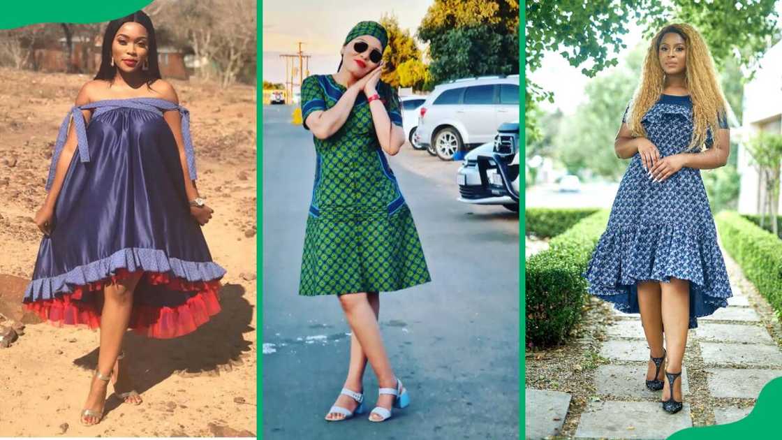 Shweshwe traditional dresses Shweshwe traditional dresses