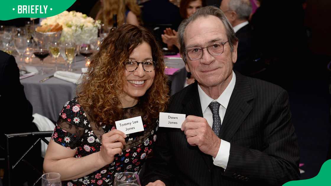 Dawn Laurel-Jones and Tommy Lee Jones in New York City