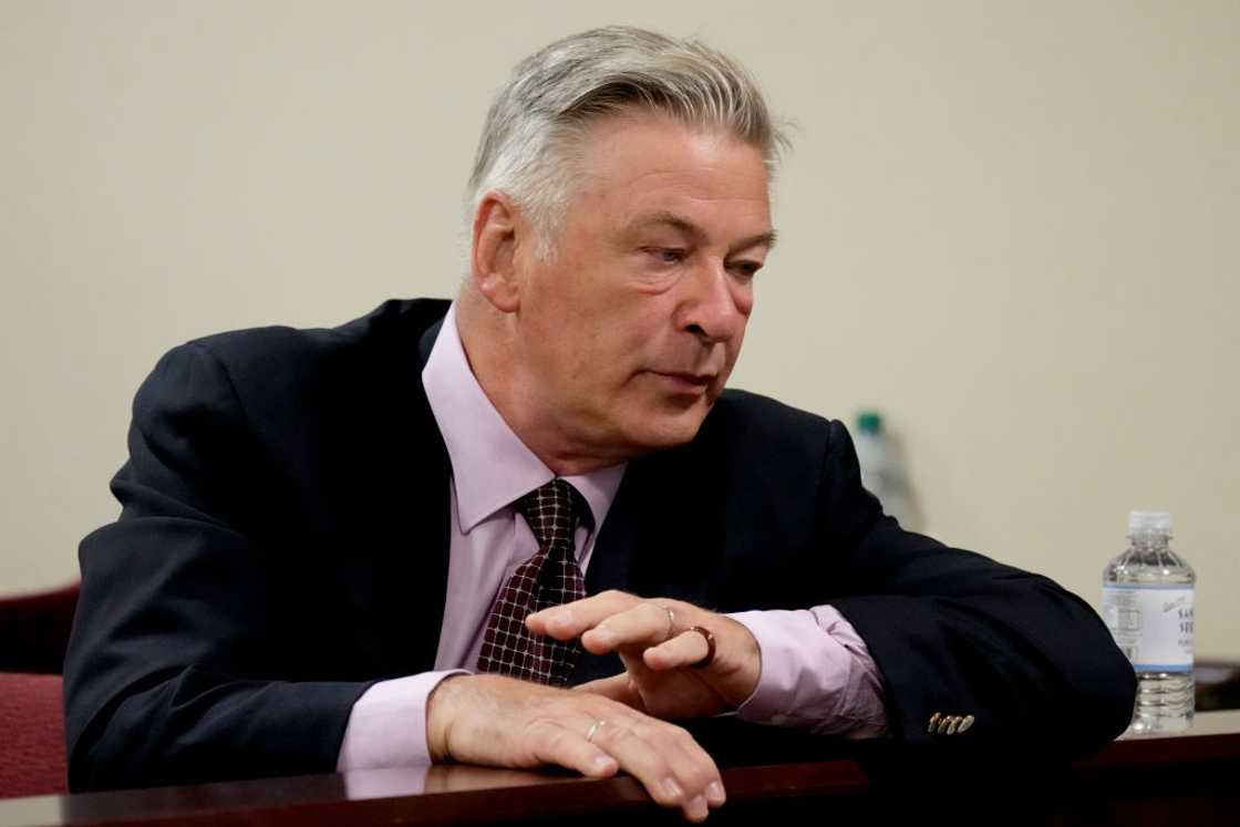 Actor Alec Baldwin during his hearing at Santa Fe County District Court