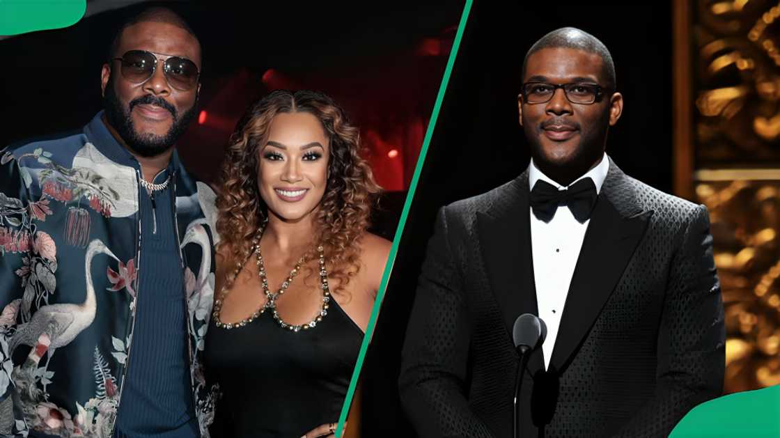 Tyler Perry and Crystal Tyler Perry and Crystal