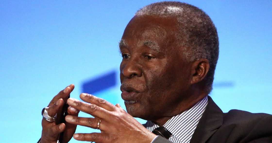 Former South African President Thabo Mbeki Former South African President Thabo Mbeki