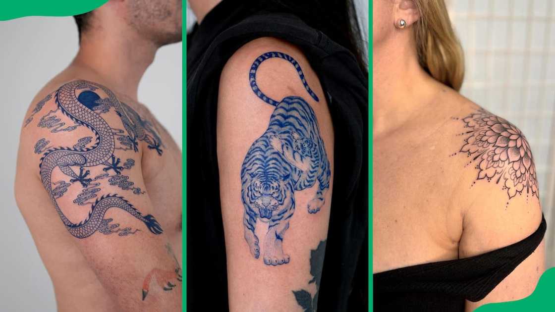 Upper shoulder tattoo Upper shoulder tattoo