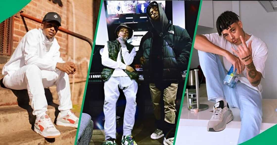 Emtee and J Molley are working on new music. Emtee and J Molley are working on new music.