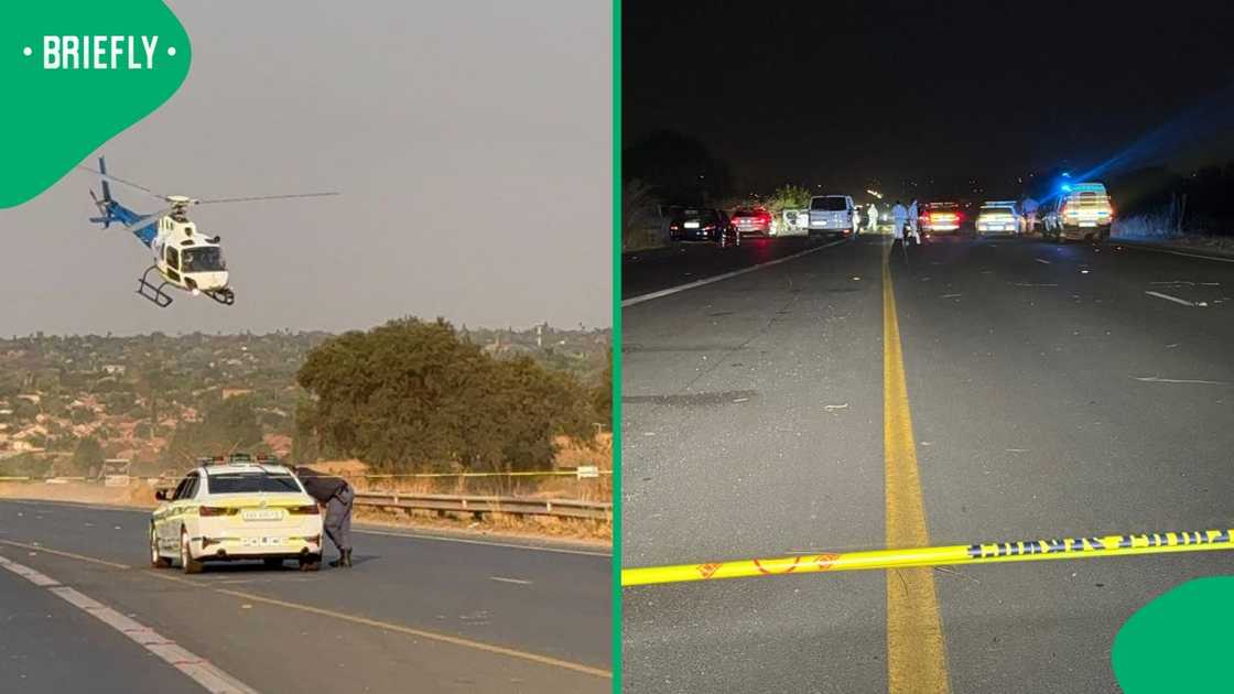 Air support had to be called in to assist with a high-speed chase