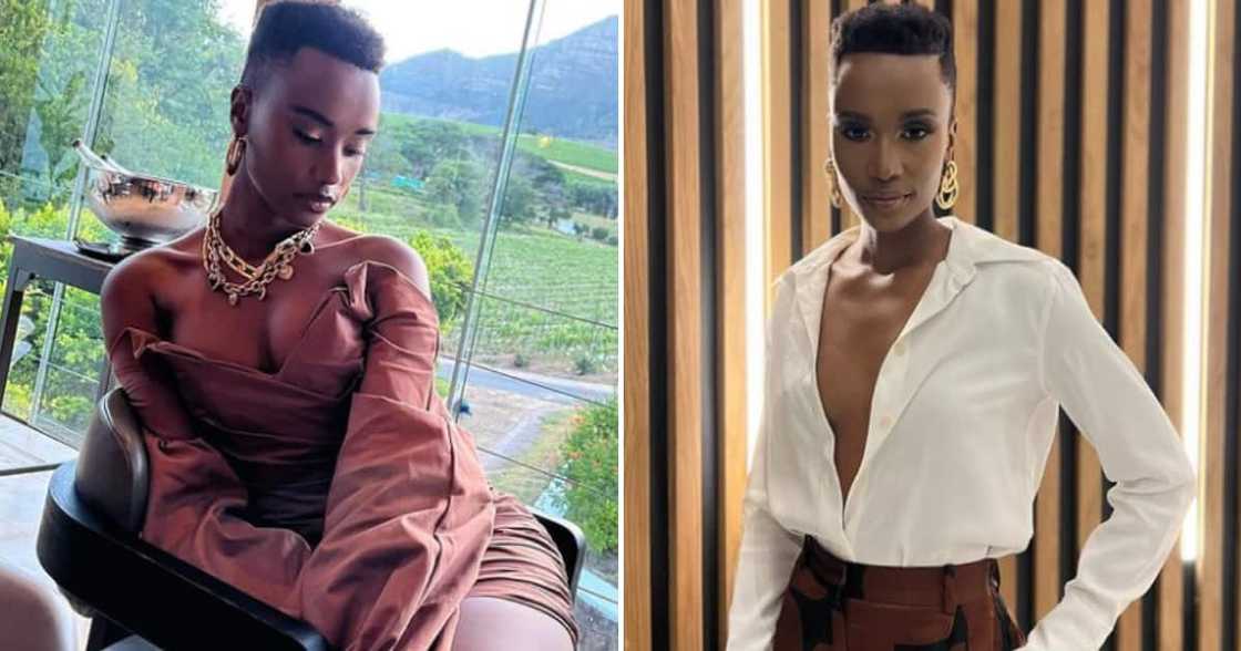 Zozibini Tunzi wished netizens well for the Easter weekend Zozibini Tunzi wished netizens well for the Easter weekend