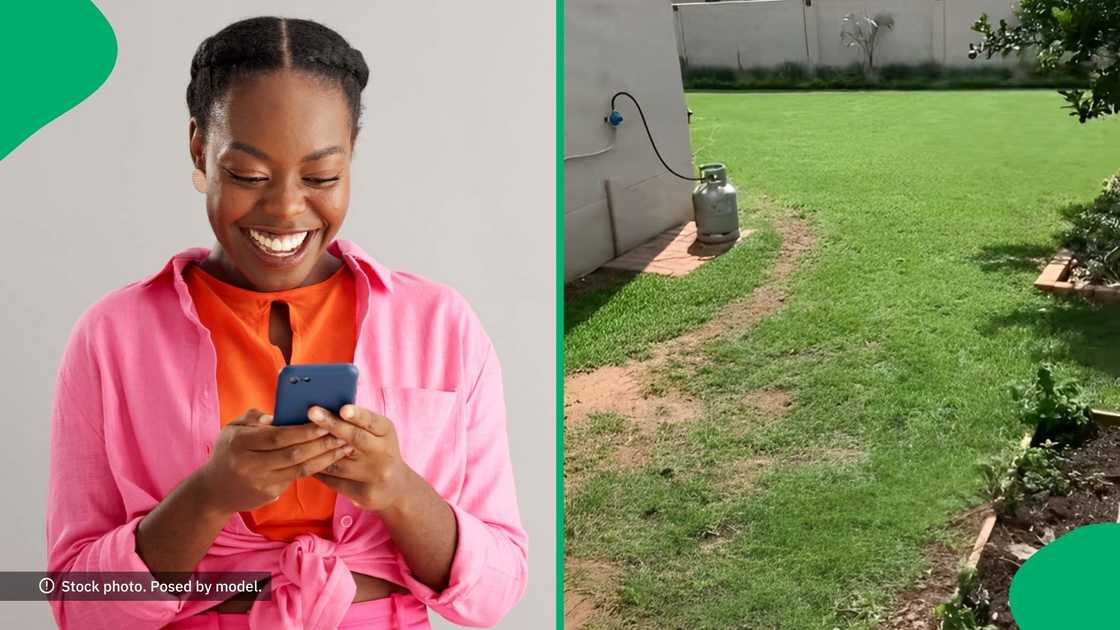 People online were impressed with a man's garden transformation. People online were impressed with a man's garden transformation.