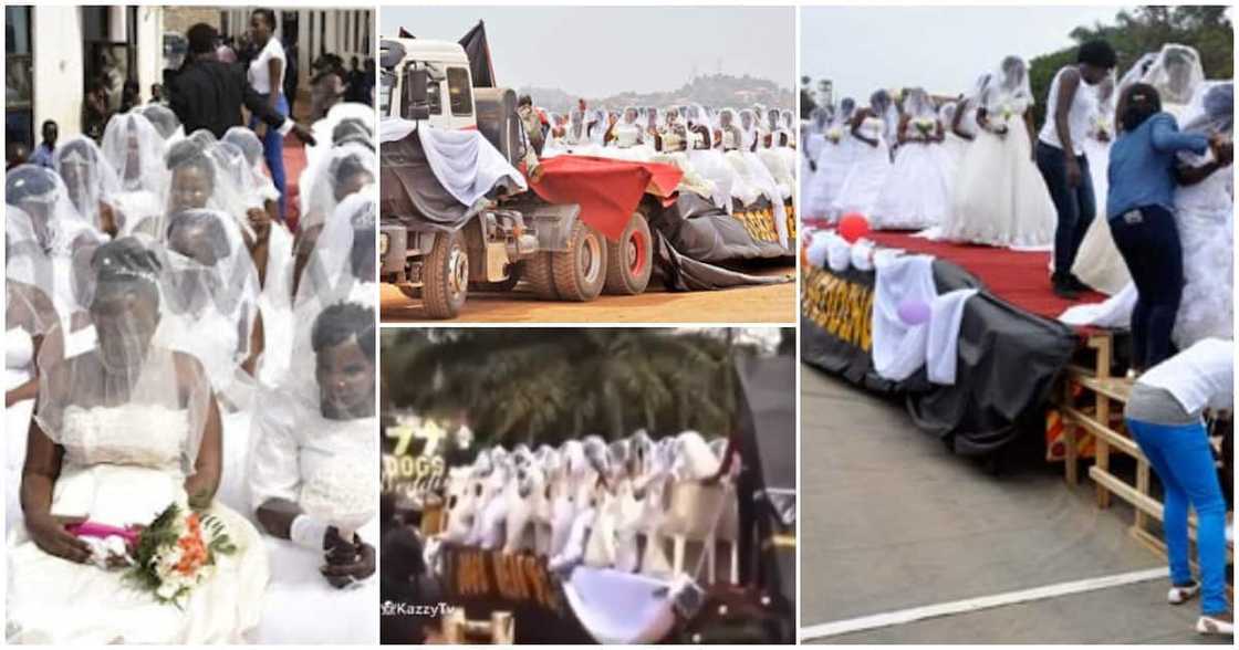 Miracle Centre Cathedral in Rubaga, 200 brides arrive mass wedding in truck, video of 200 brides in a trailer, Uganda Miracle Centre Cathedral in Rubaga, 200 brides arrive mass wedding in truck, video of 200 brides in a trailer, Uganda