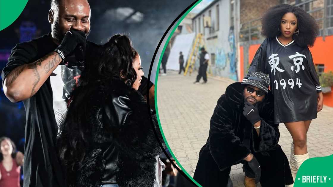 Reason and Gigi Lamayne serve couple goals with matching outfits Reason and Gigi Lamayne serve couple goals with matching outfits