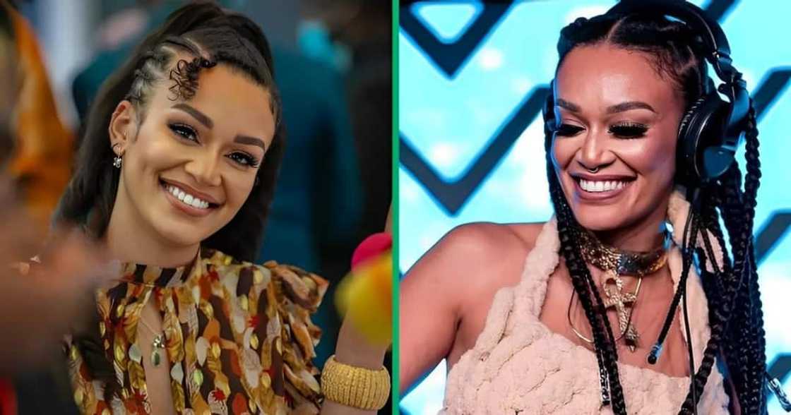 Pearl Thusi was gifted money by her fans.