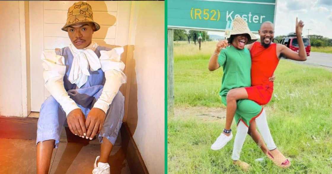 Somizi Mhlongo attended Zeerust wedding with Moshe Ndiki Somizi Mhlongo attended Zeerust wedding with Moshe Ndiki