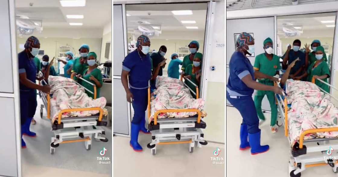 Medical staff and a patient did the trendy Master KG challenge Medical staff and a patient did the trendy Master KG challenge