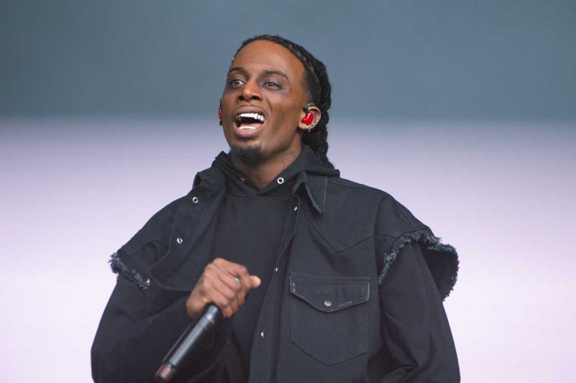 Playboi Carti on the main stage during Day 2 of Wireless Festival 2022 Playboi Carti on the main stage during Day 2 of Wireless Festival 2022