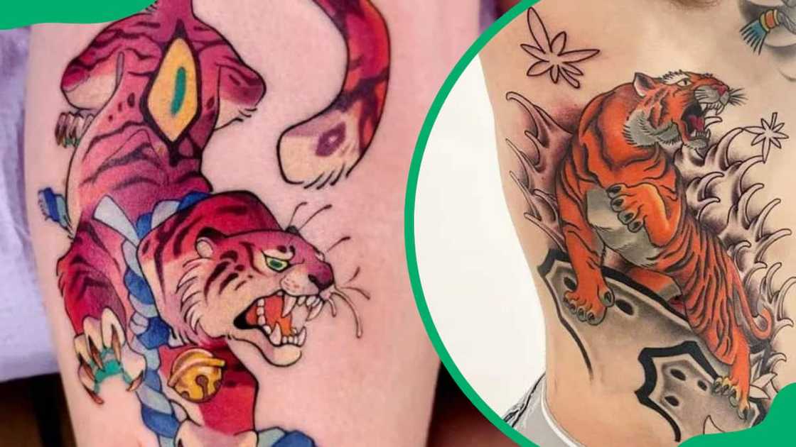 Yokai Japanese Tiger Tattoo design Yokai Japanese Tiger Tattoo design