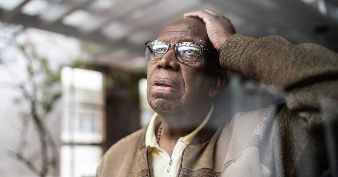 Man looking worried Man looking worried