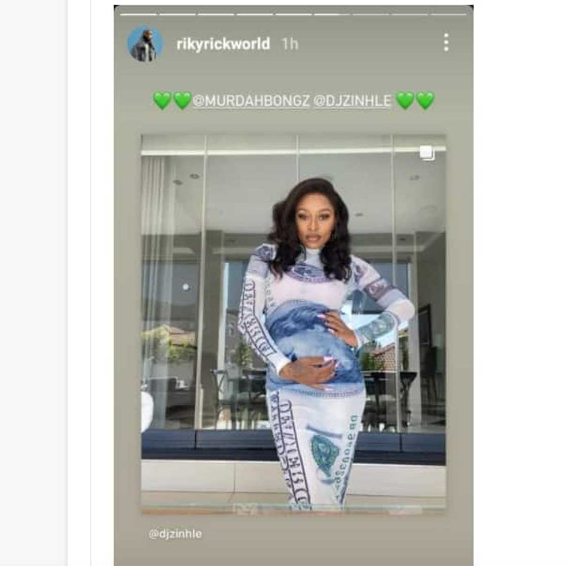 DJ Zinhle, pregnancy, 'Unexpected'. DJ Zinhle, pregnancy, 'Unexpected'.