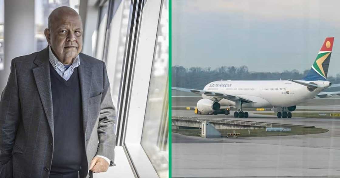 Minister of Public Enterprise Pravin Gordhan reflected of SAA journey in Aviation Minister of Public Enterprise Pravin Gordhan reflected of SAA journey in Aviation