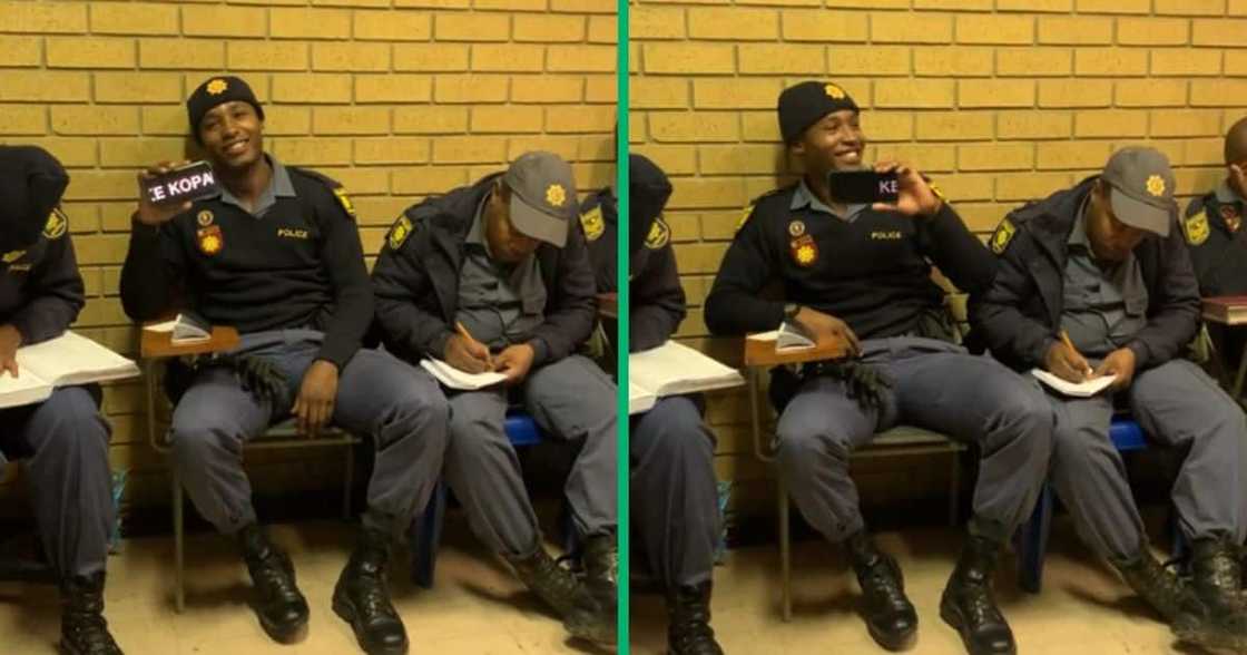 Handsome SAPS Police Officer Goes Viral on TikTok