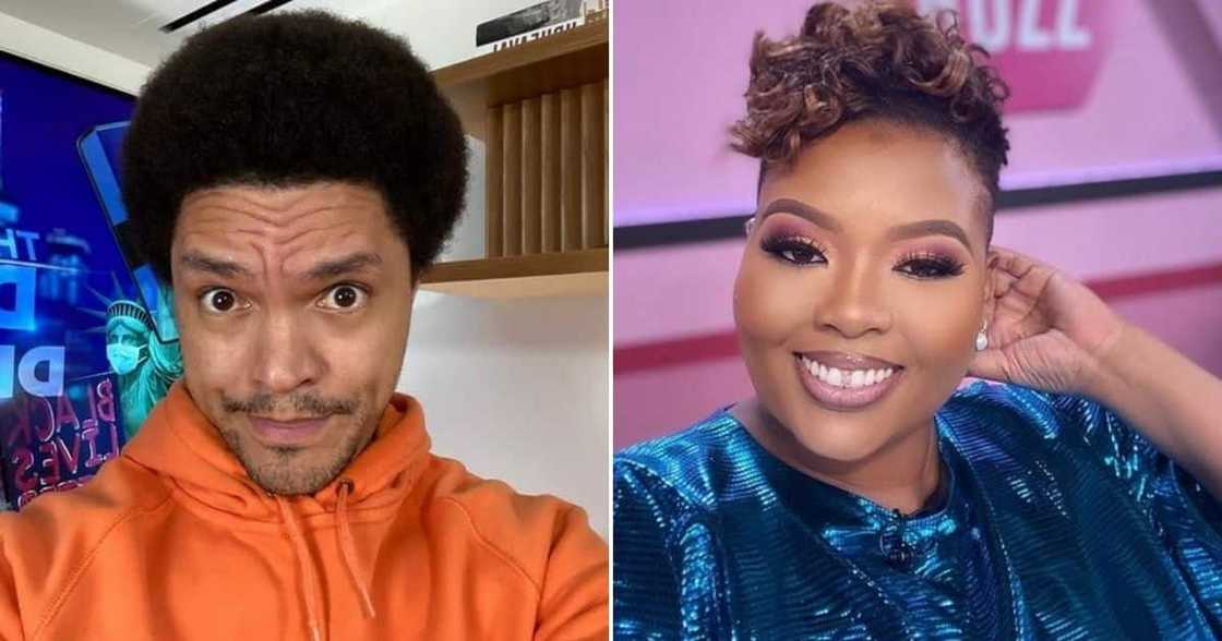 Mzansi Picks Up on Trevor Noah's Grammy Shoutout to Anele Mdoda Mzansi Picks Up on Trevor Noah's Grammy Shoutout to Anele Mdoda