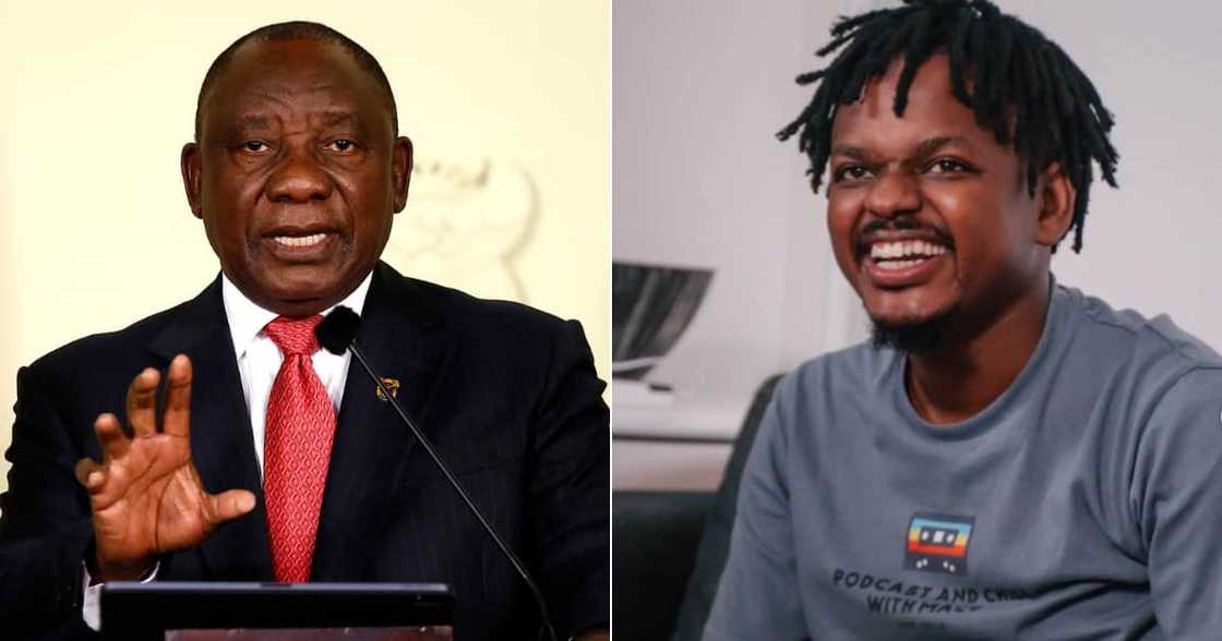President Cyril Ramaphosa, MacG, podcast and chill, fact check, fake news President Cyril Ramaphosa, MacG, podcast and chill, fact check, fake news
