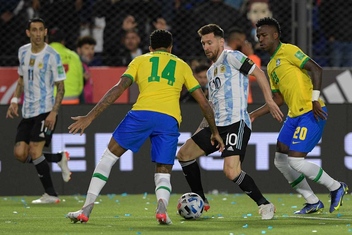Lionel Messi, Vinicius Junior, Eder Militao, FIFA World Cup.