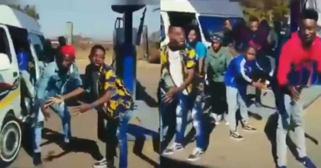 Locals dancing together Locals dancing together