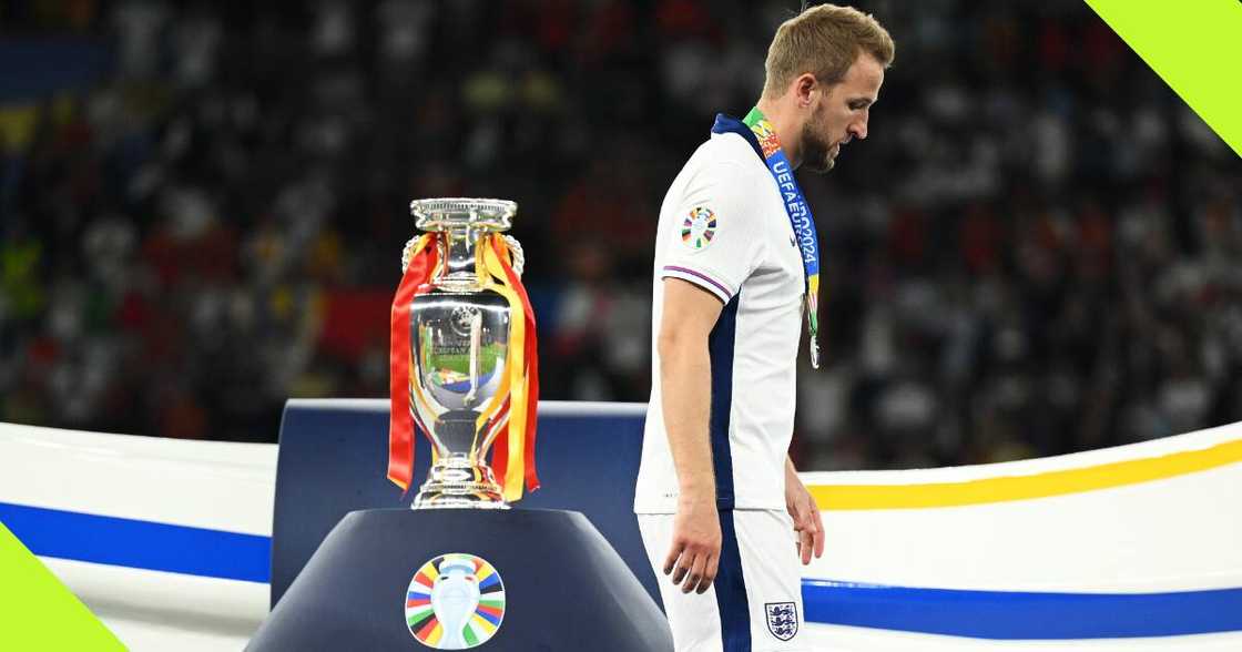 Harry Kane remains trophyless after Euro final.