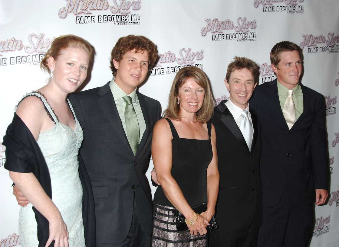 Martin Short with wife Nancy Dolman, and kids Katherine, Henry and Oliver. Martin Short with wife Nancy Dolman, and kids Katherine, Henry and Oliver.