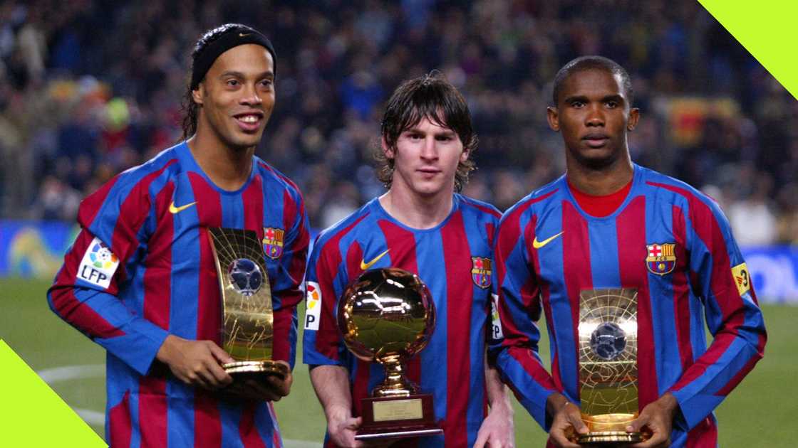 Lionel Messi picked Pep Guardiola and Ronaldinho as his biggest influences