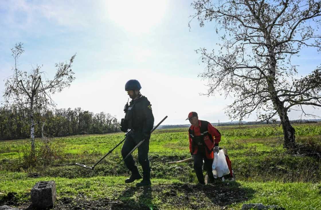 Izyum was captured by Ukrainian forces in September after Russian forces held the city for six months