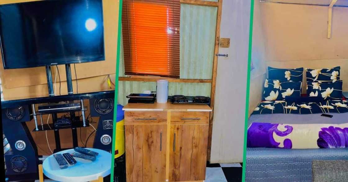 Facebook post details of man's shack Facebook post details of man's shack