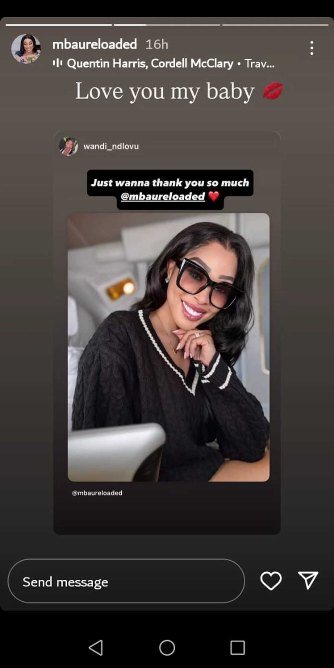 Netizens reacted to Khanyi Mbau's post