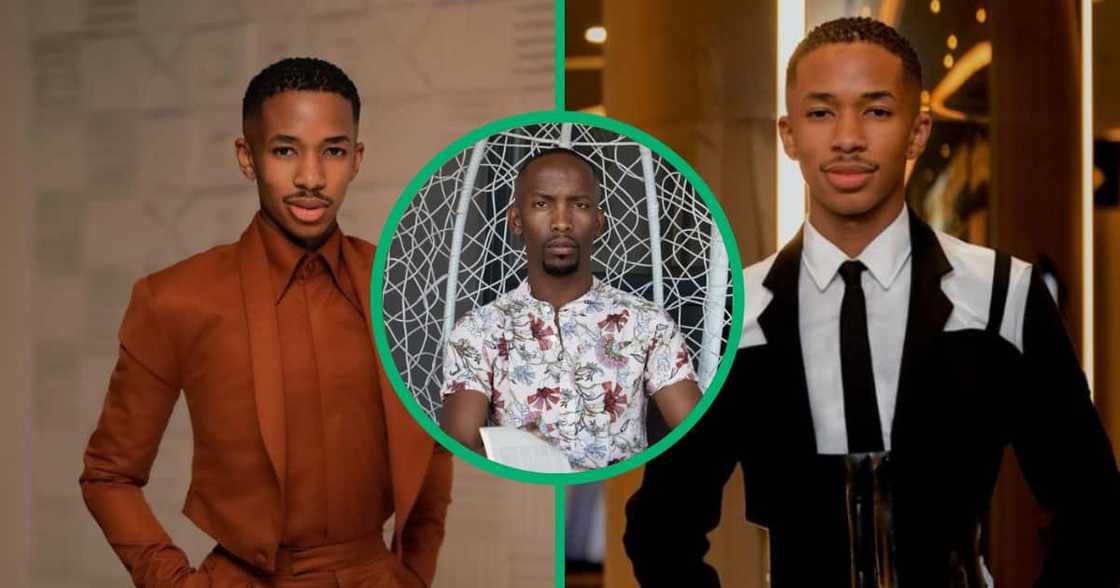 Lungile got emotional when he received the surprise gift from Lasizwe Lungile got emotional when he received the surprise gift from Lasizwe