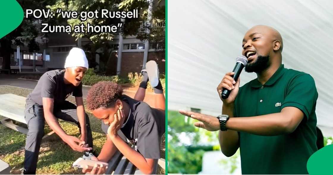 Young woman's vocals compared to South African singer Russell Zuma.