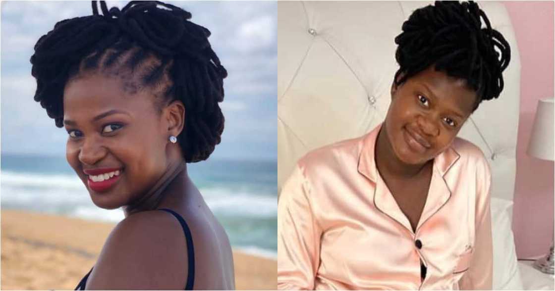 Zenande Mfenyana shares sweet gesture when leaving baby to work Zenande Mfenyana shares sweet gesture when leaving baby to work