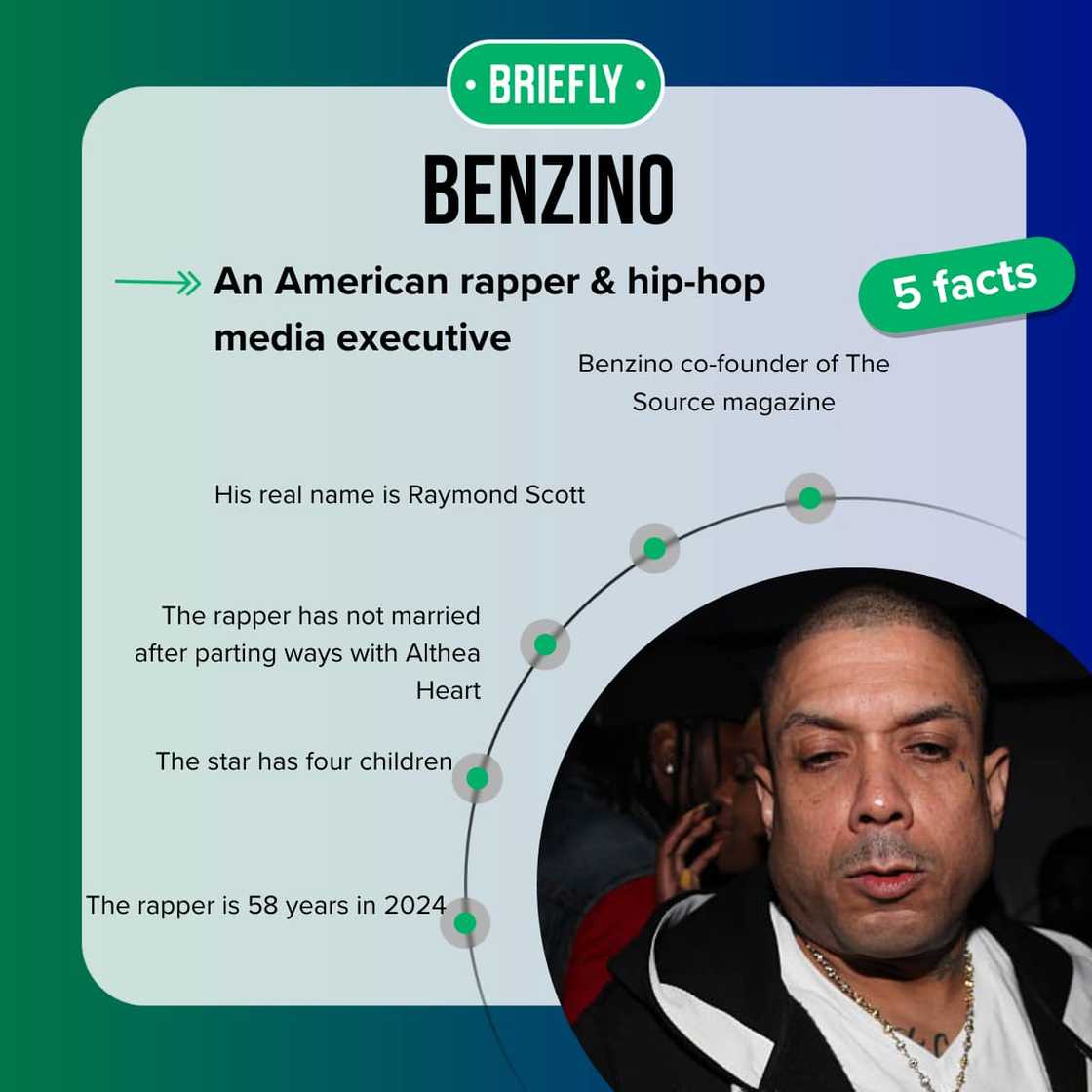 American rapper Benzino at an event